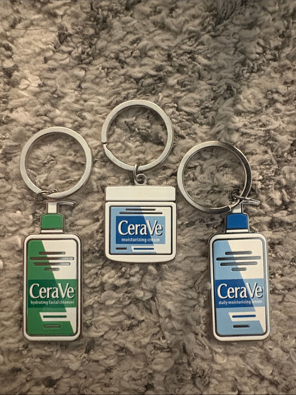 Cerave Enamel Keychain Trio